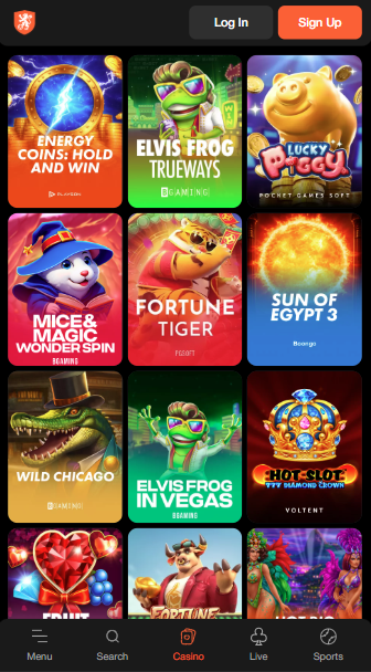 Betoranje Casino Games