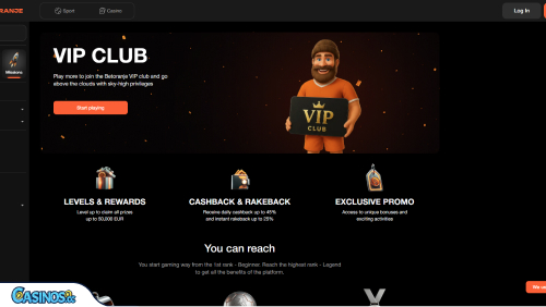 Betoranje Casino VIP program
