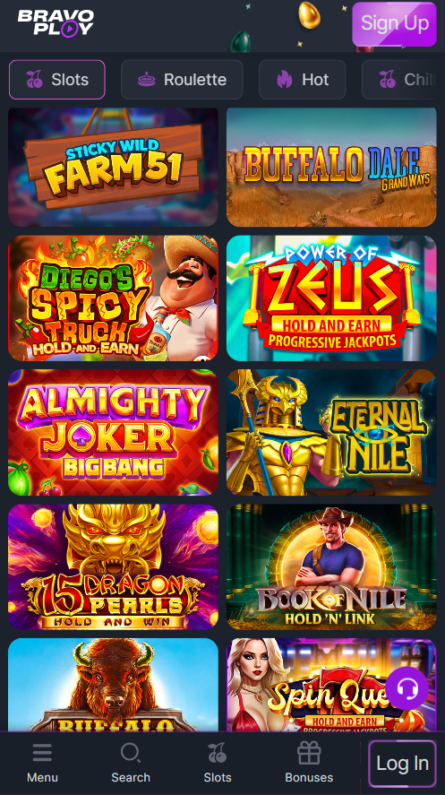 BravoPlay Casino Games