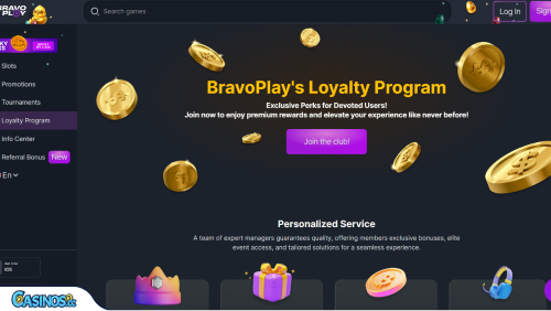 BravoPlay Casino VIP program