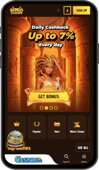 Mino Casino Mobile App