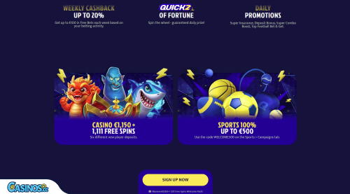 Quickz Casino Promotions