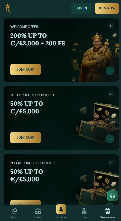 Royalen Casino Bonuses