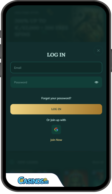 Royalen Casino Login from Mobile