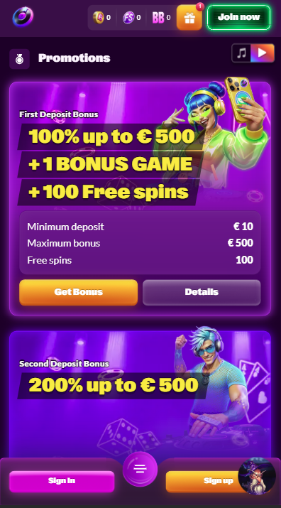 Slotrave Casino Bonuses