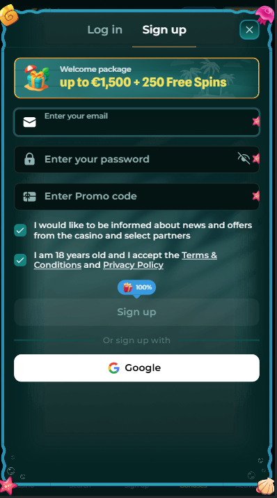 Slotrize Casino Sign Up