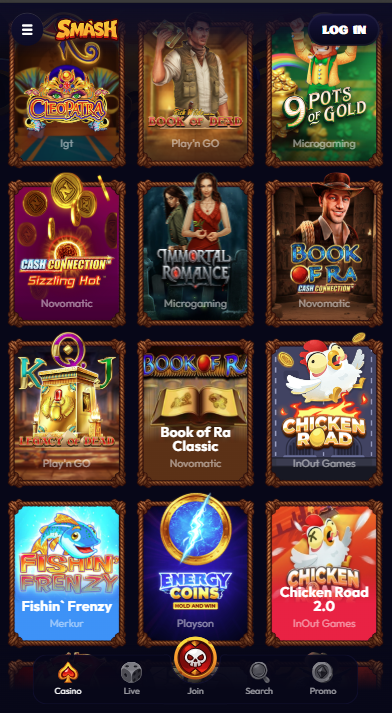 Smash Casino Games