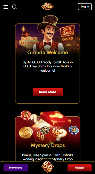 SpinGrande Casino Bonuses