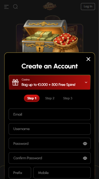 SpinGrande Casino Sign Up