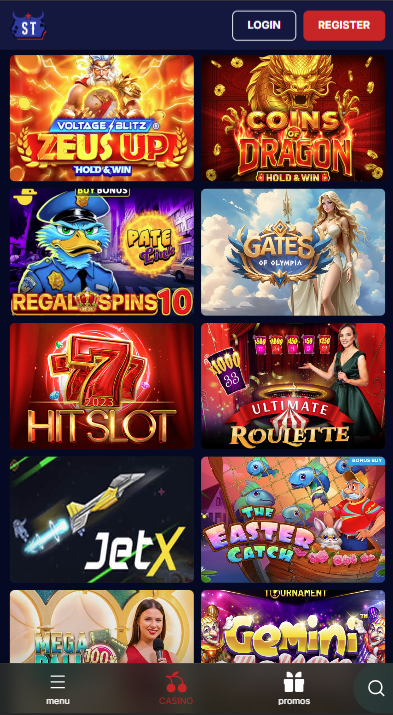 SpinTexas Casino Games