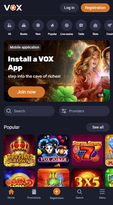 Vox Casino Lobby