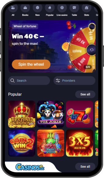 Vox Casino Mobile App