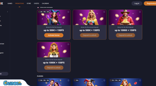 Vox Casino Promotions