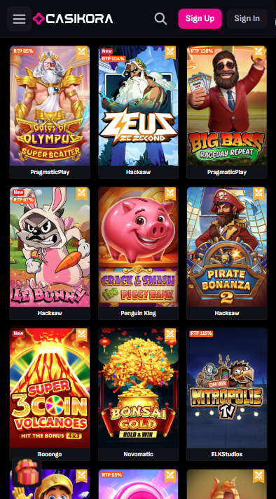 CasiKora Casino Games
