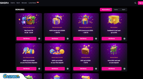 CasiKora Casino Promotions