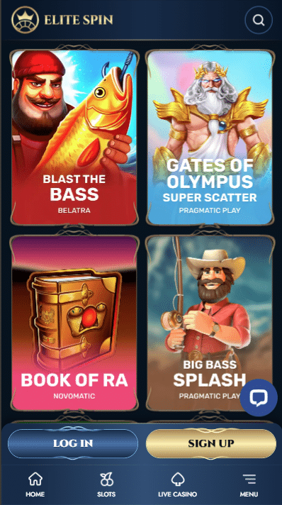 Elite Spin Casino Games