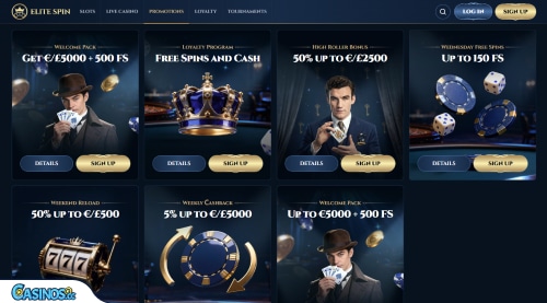 Elite Spin Casino Promotions