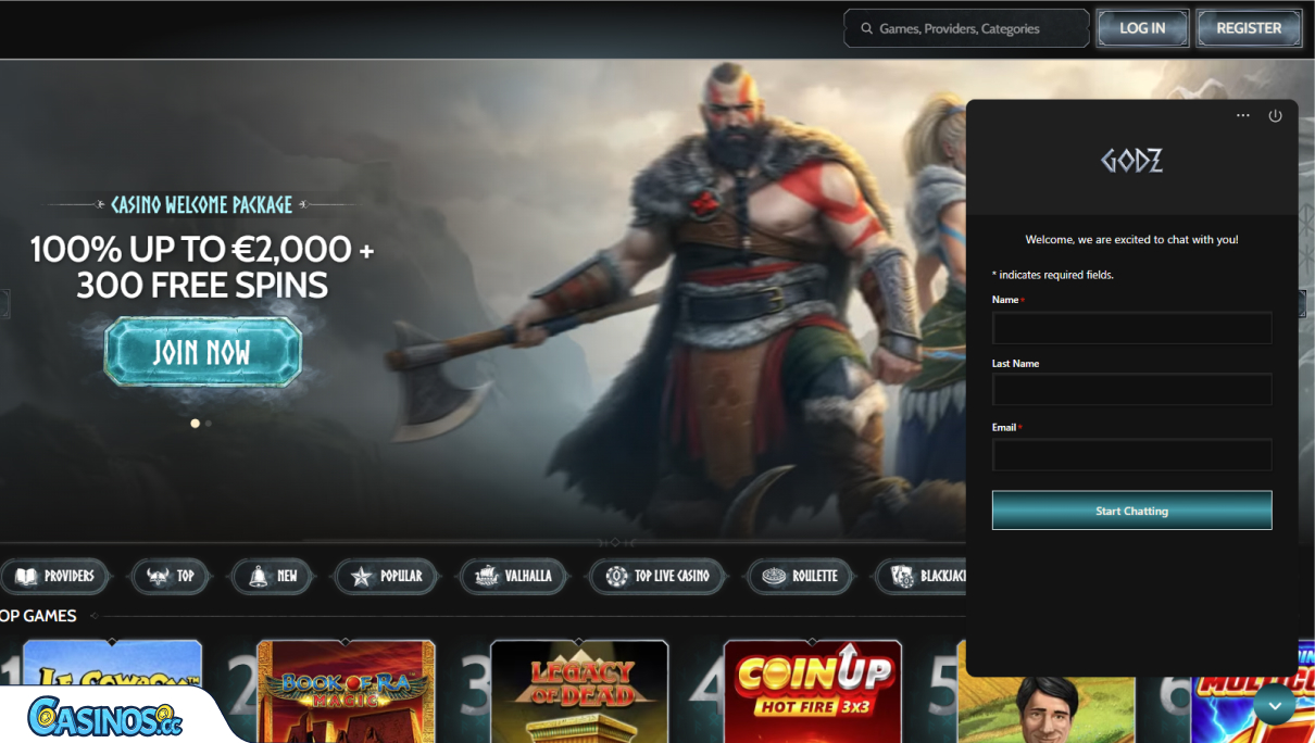 Godz Casino Support