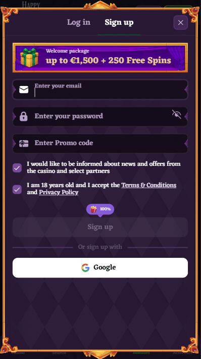 Happy Jokers Casino Sign Up