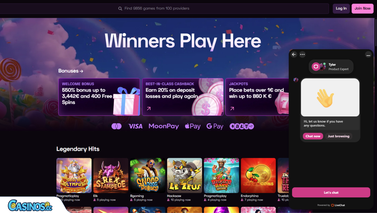 Lussurio Casino Support