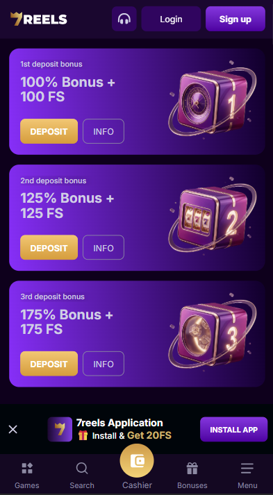 SevenReels Casino Bonuses
