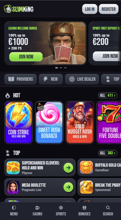 Slim King Casino Lobby