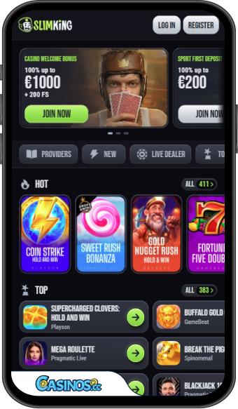 Slim King Casino Mobile App