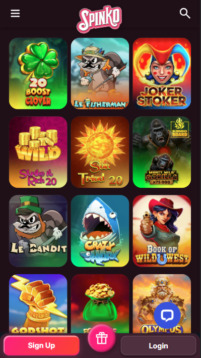 Spinko Casino Games