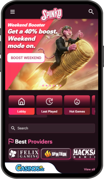 Spinko Casino Mobile App