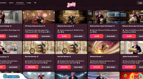 Spinko Casino Promotions