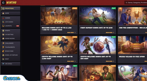Wintino Casino Promotions