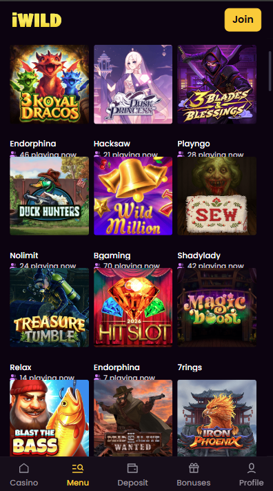 iWild Casino Games