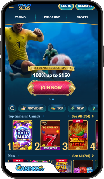 AquaSpins Casino Mobile App