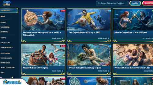 AquaSpins Casino Promotions