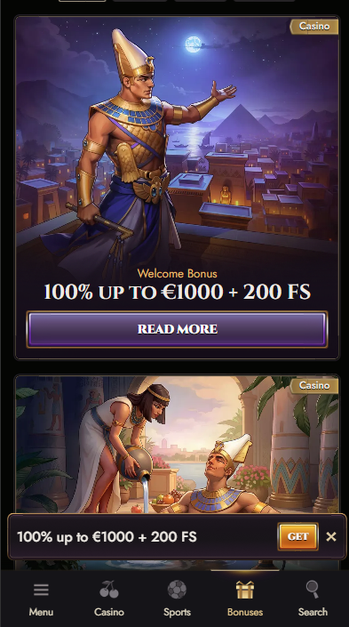Atefia Casino Bonuses