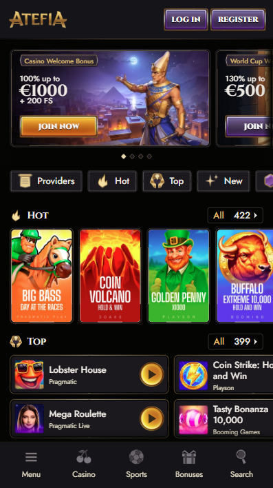 Atefia Casino Lobby