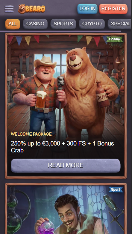 Bearo Casino Bonuses