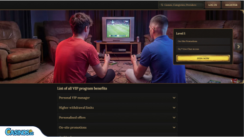 BetWest Casino VIP program