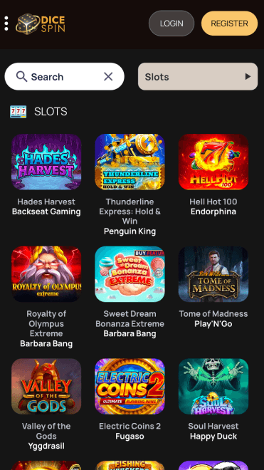 DiceSpin Casino Games