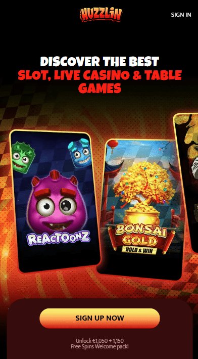 Huzzlin Casino Games