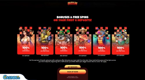 Huzzlin Casino Promotions