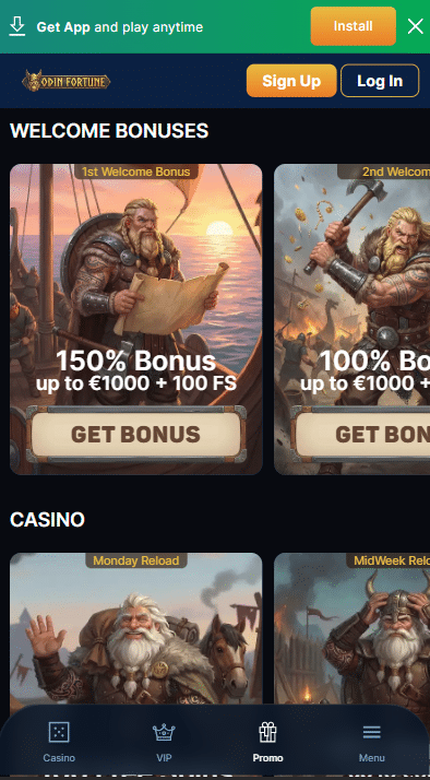 Odin Fortune Casino Bonuses