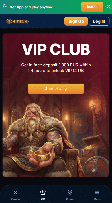 Odin Fortune Casino VIP