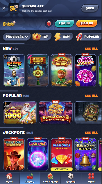 Shikaka Casino Games
