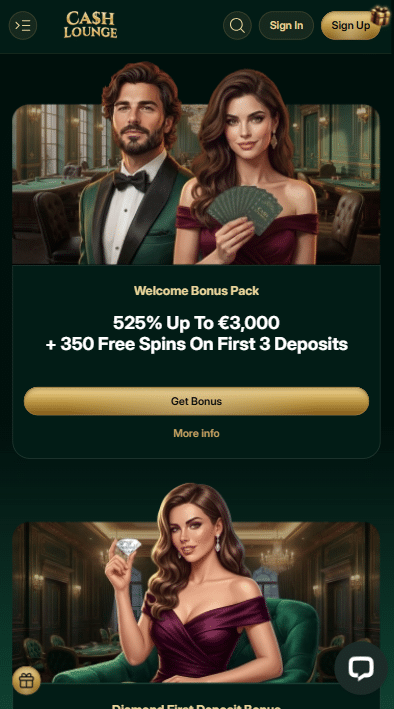 Cash Lounge Casino Bonuses