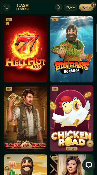 Cash Lounge Casino Games