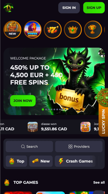 Drakaris Casino Lobby