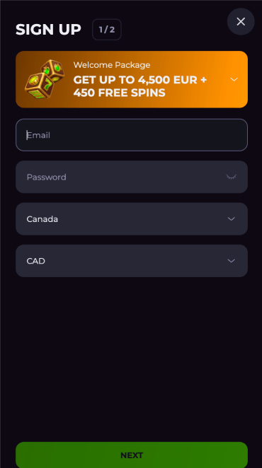 Drakaris Casino Sign up
