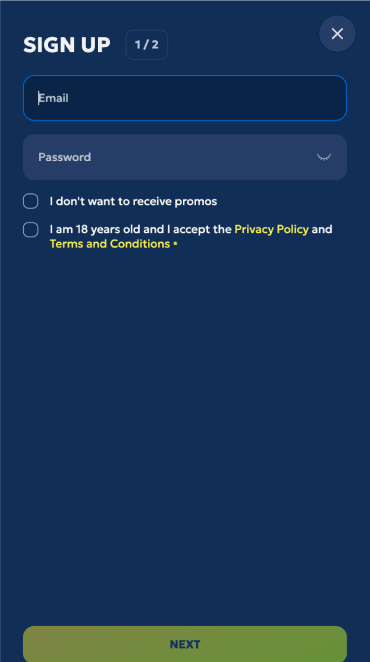 Galleon Casino Sign up