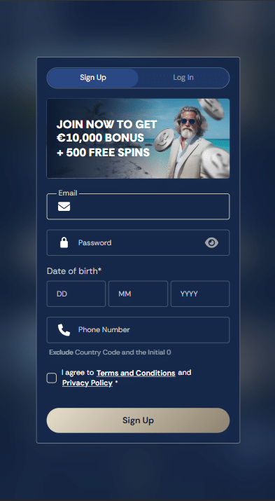 Lucky Meister Casino Sign Up